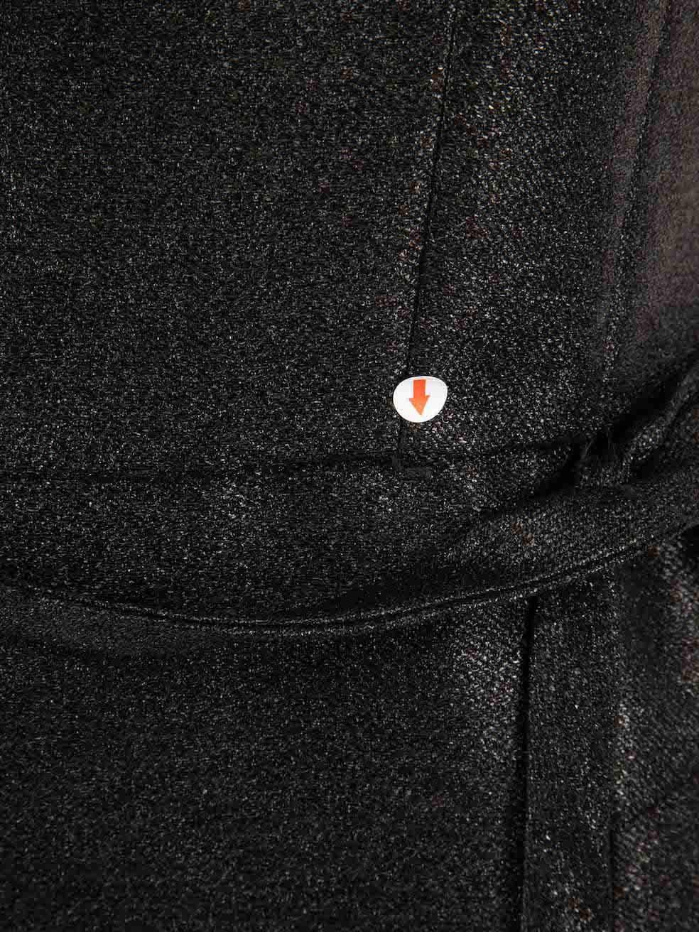 Marc Jacobs - Robe ceinturée noire à paillettes, taille L Pour femmes en vente