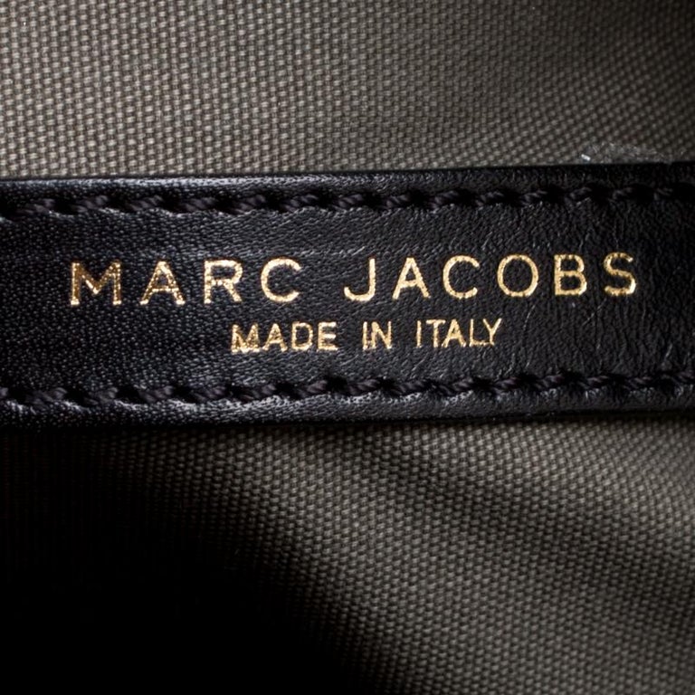 Marc Jacobs Black Leather Bowery Sutton Satchel