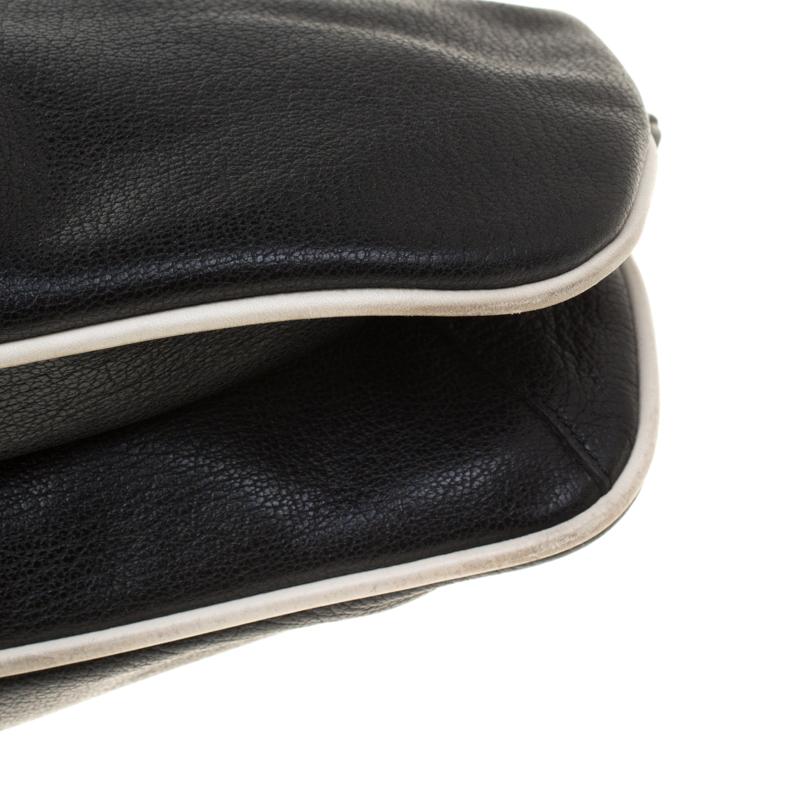 Marc Jacobs Black Leather Capra Satchel For Sale 4