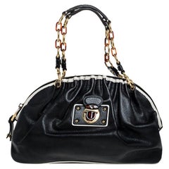 Marc Jacobs Schwarze Capra-Umhängetasche aus Leder