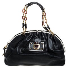 Marc Jacobs Black Leather Capra Satchel