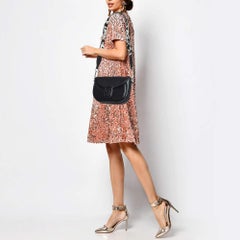 Marc Jacobs Black Leather Large  J Marc Saddle Bag