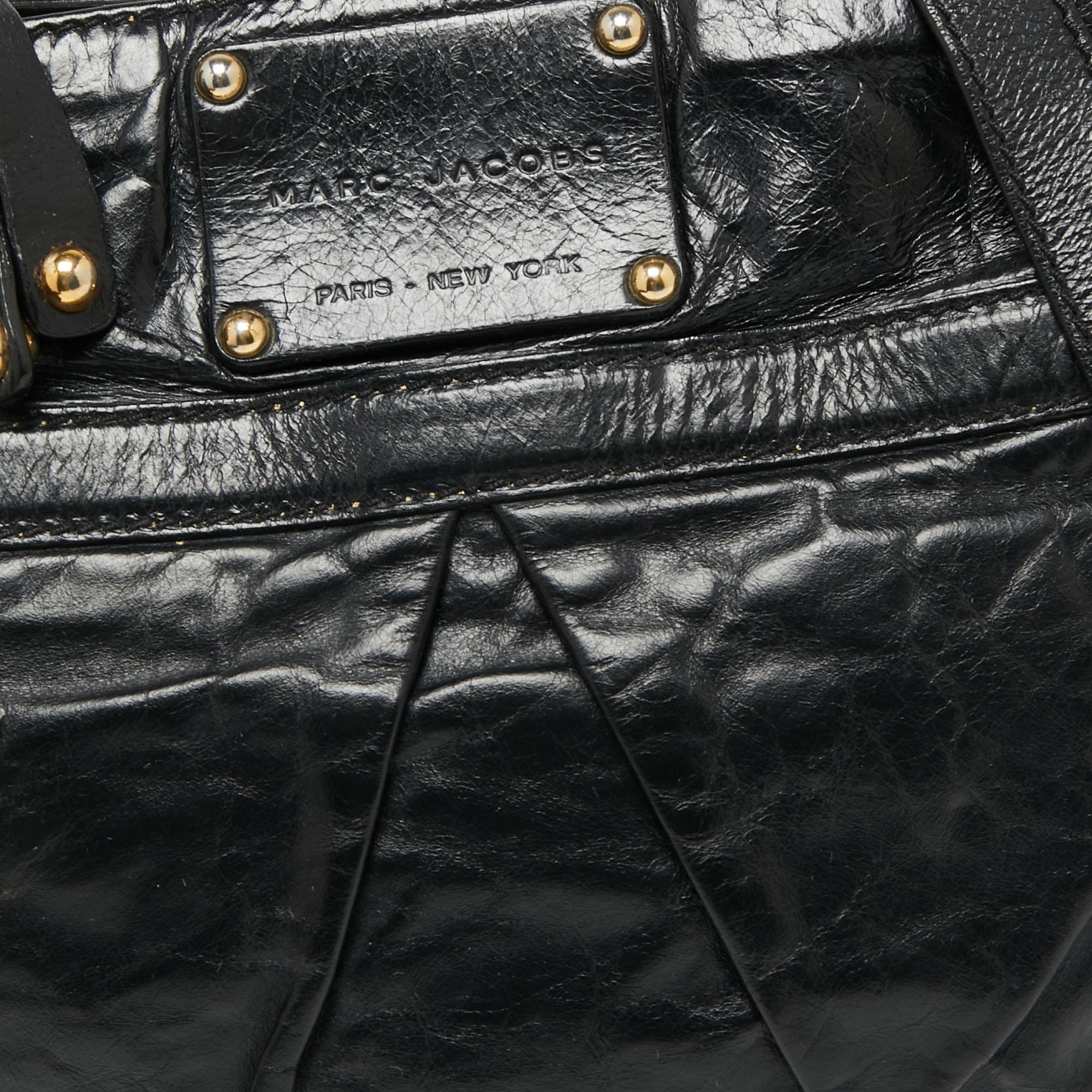 Marc Jacobs Black Leather Lorna Shoulder Bag 3