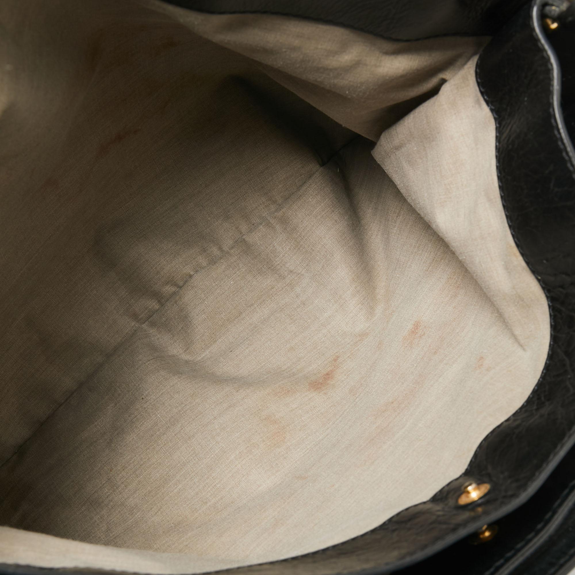 Marc Jacobs Black Leather Lorna Shoulder Bag 1