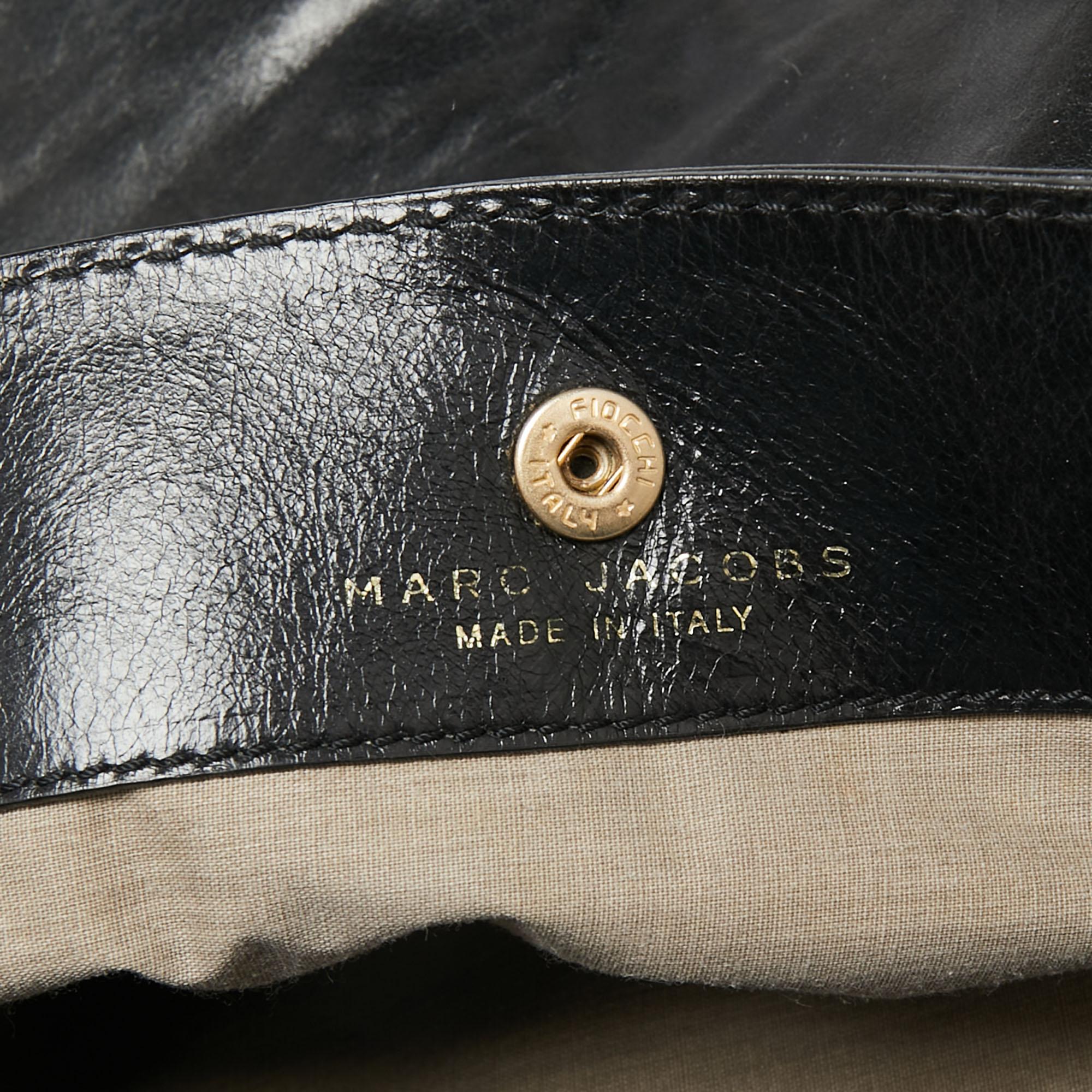 Marc Jacobs Black Leather Lorna Shoulder Bag 2