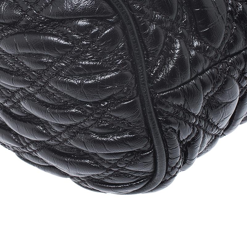 Marc Jacobs Black Leather Mini Stam Shoulder Bag In Good Condition In Dubai, Al Qouz 2