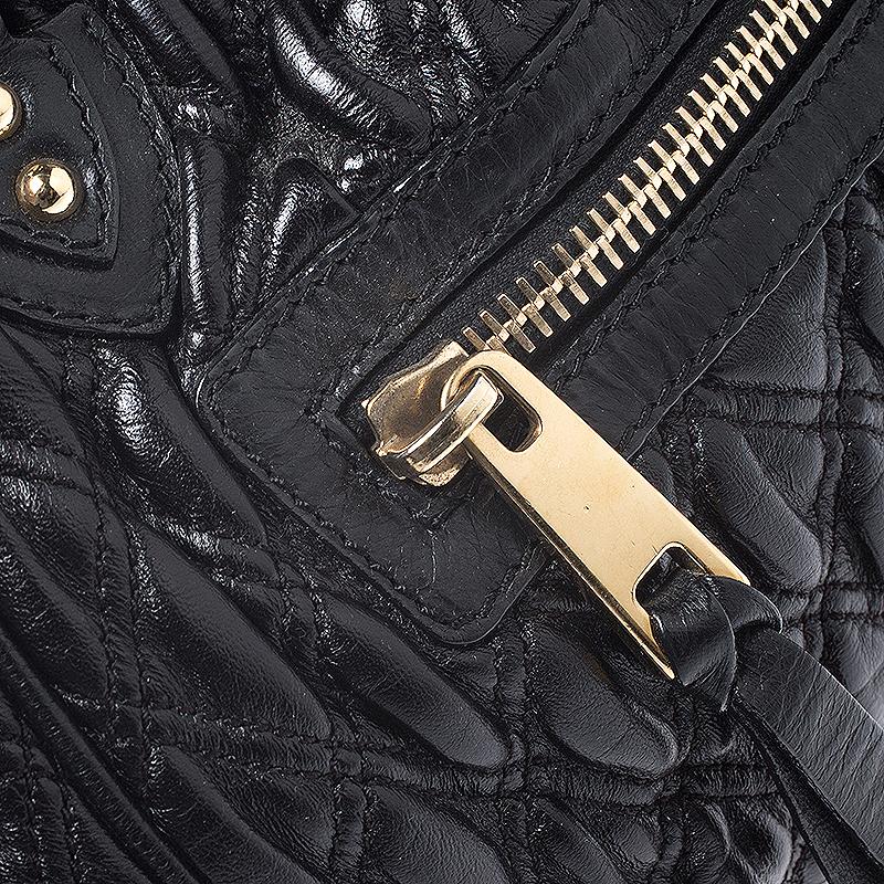 Marc Jacobs Black Leather Mini Stam Shoulder Bag 2