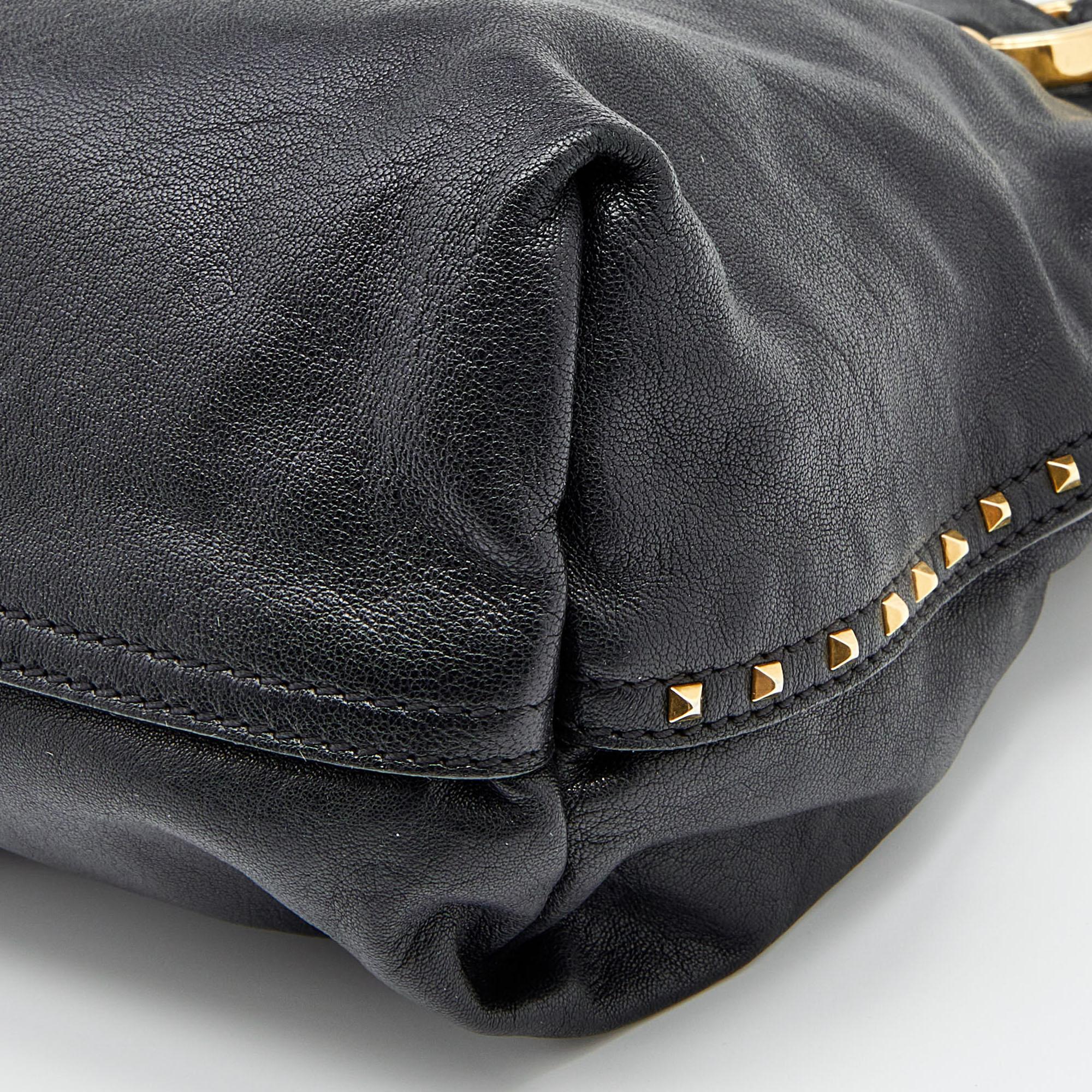 Marc Jacobs Black Leather Paradise Rio Satchel 5