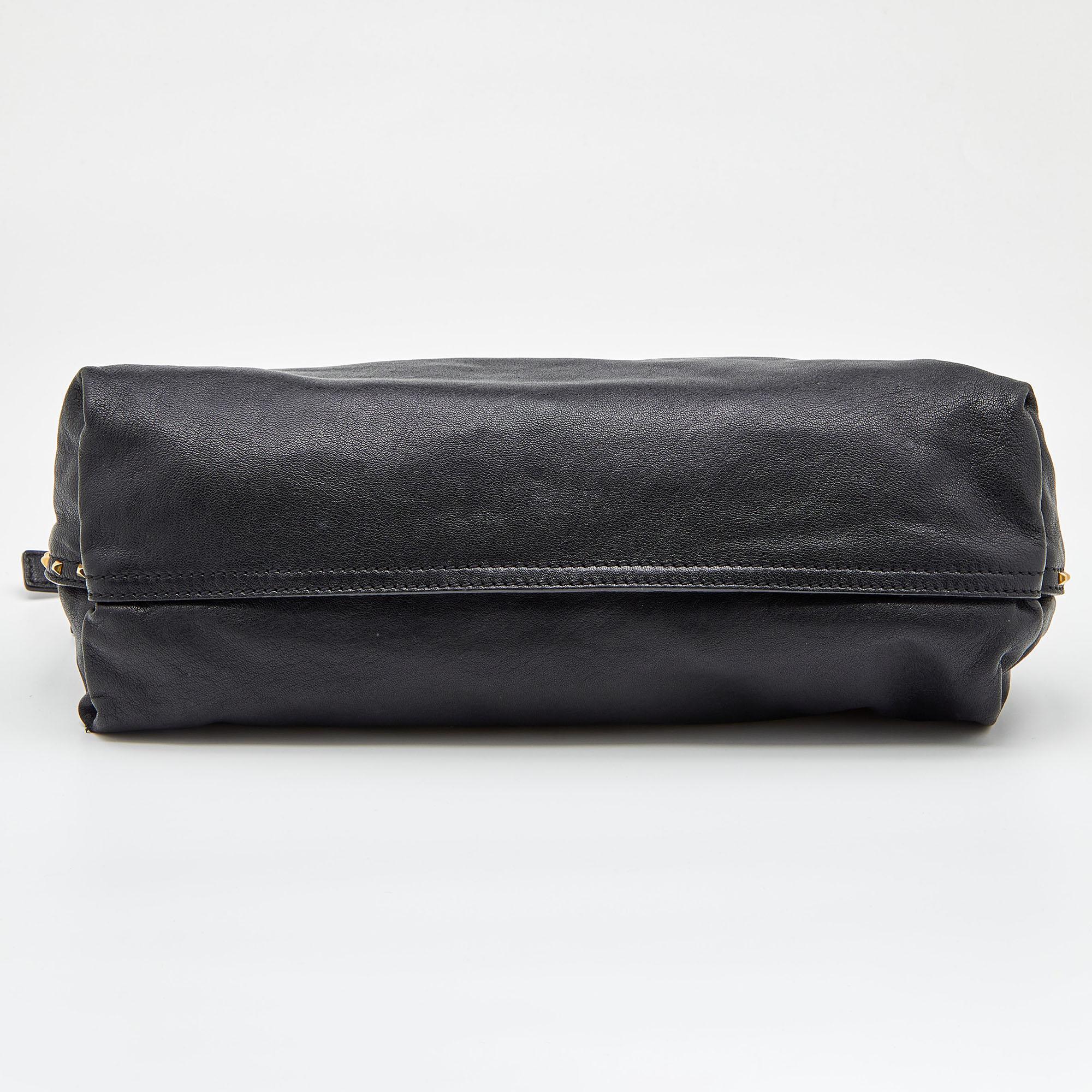 Marc Jacobs Black Leather Paradise Rio Satchel 1