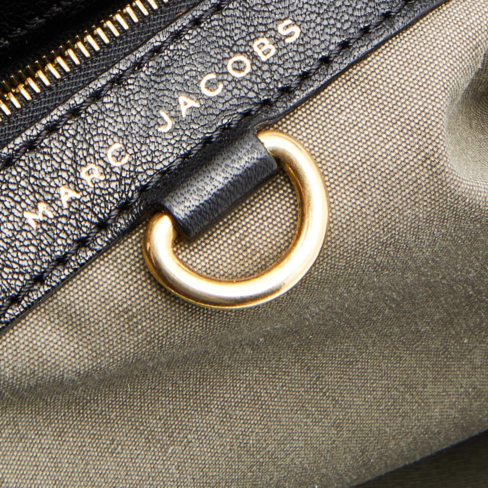 Marc Jacobs Black Leather Paradise Rio Satchel 3