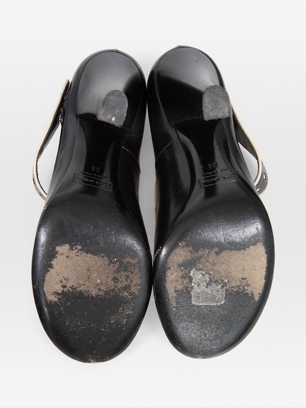 Marc Jacobs Marc by marc jacobs en cuir perforé Taille IT 38 Excellent état - En vente à London, GB