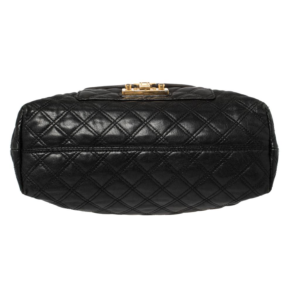 marc jacobs black quilted bag