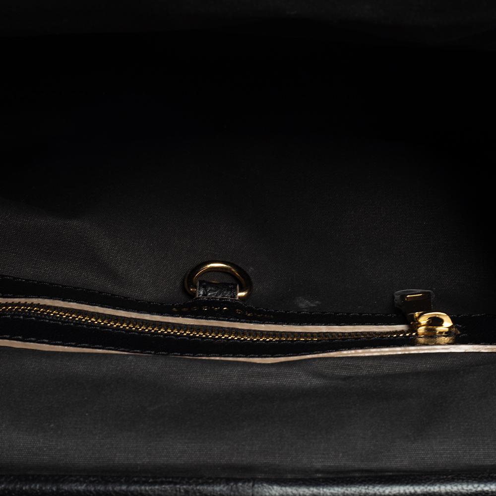 Marc Jacobs Black Leather Studded Stam Satchel 3