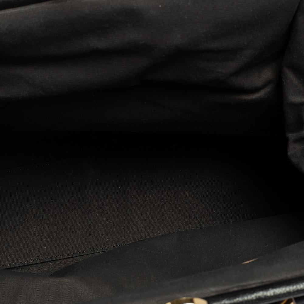 Marc Jacobs Black Leather Studded Stam Satchel In Good Condition In Dubai, Al Qouz 2
