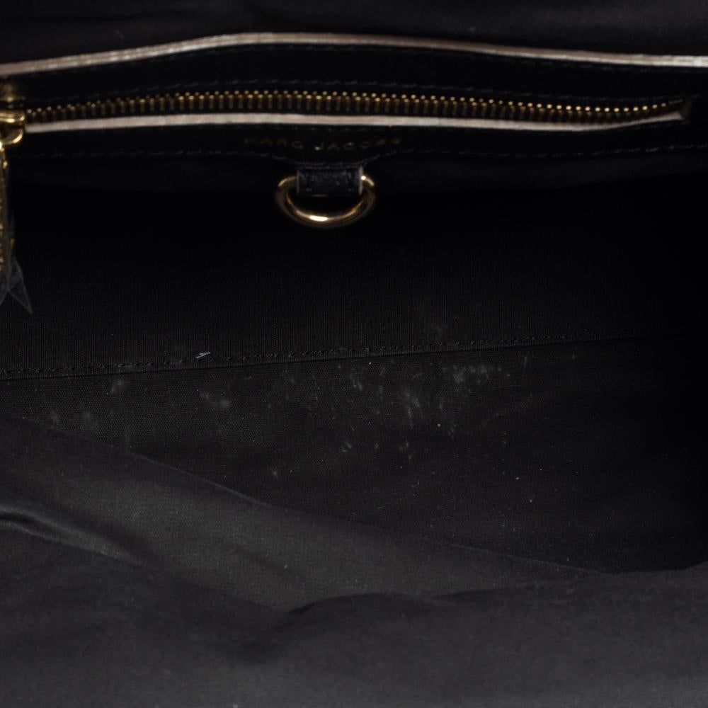 Marc Jacobs Black Leather Studded Stam Satchel 2