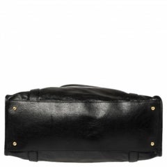 Marc Jacobs Black Leather Wellington Fulton Satchel