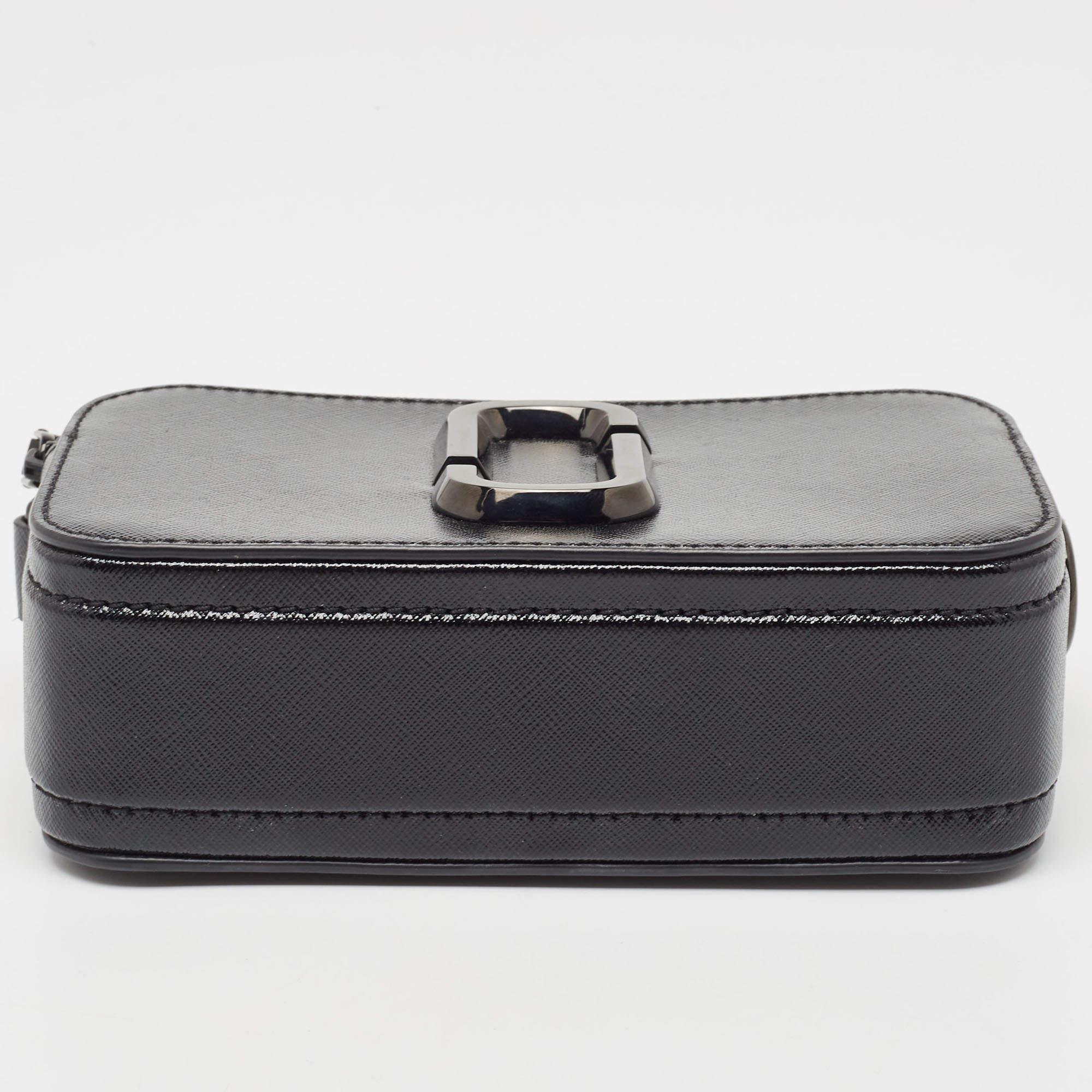 Marc Jacobs Black Patent Leather Snapshot Camera Crossbody Bag 1