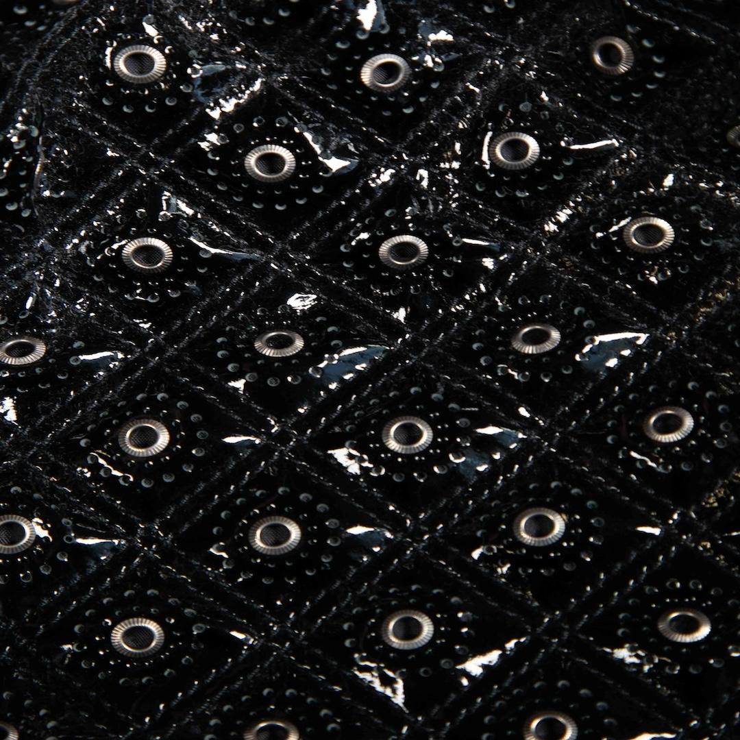 Marc Jacobs Black Patent Quilted Handbag 1