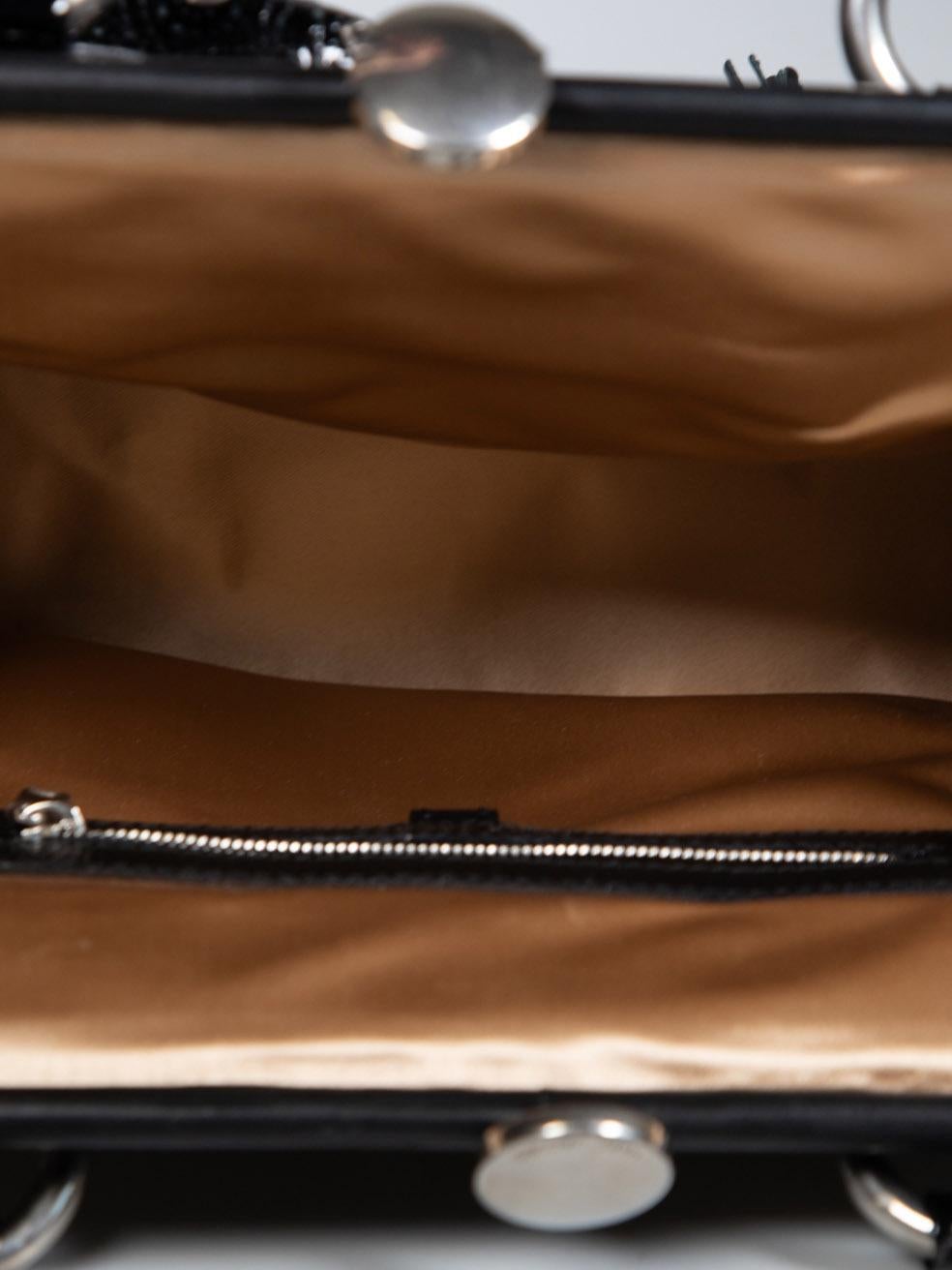 Marc Jacobs Black Patent Quilted Handbag 2