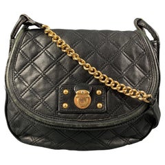 Marc Jacobs Black Quilted Leather Stam Shoulder Bag at 1stDibs  old marc  jacobs bags, marc jacobs vintage bags, black quilted shoulder bag