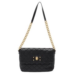 Marc Jacobs Black Quilted Leather Day to Night Single Shoulder Bag