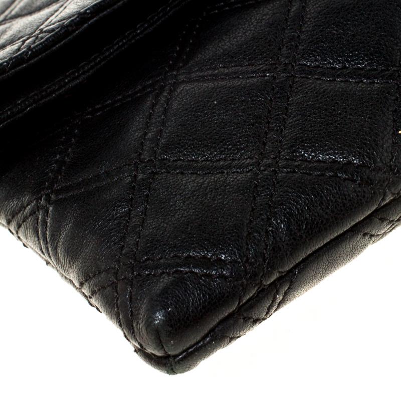 Marc Jacobs Black Quilted Leather Eugenie Clutch 6