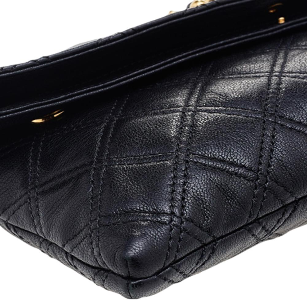 Marc Jacobs Black Quilted Leather Eugenie Clutch 5