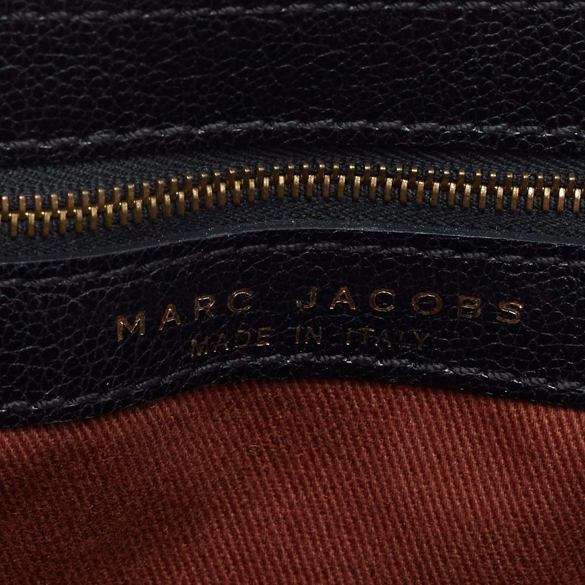 Marc Jacobs Black Quilted Leather Little Stam Shoulder Bag 5
