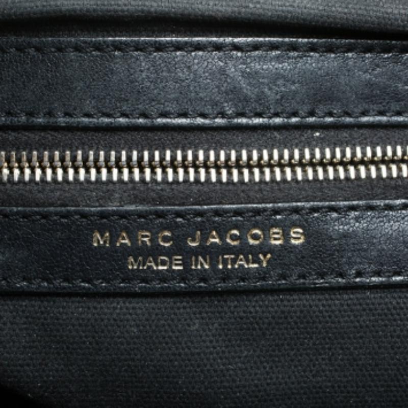 Women's Marc Jacobs Black Quilted Leather Mini Stam Satchel For Sale