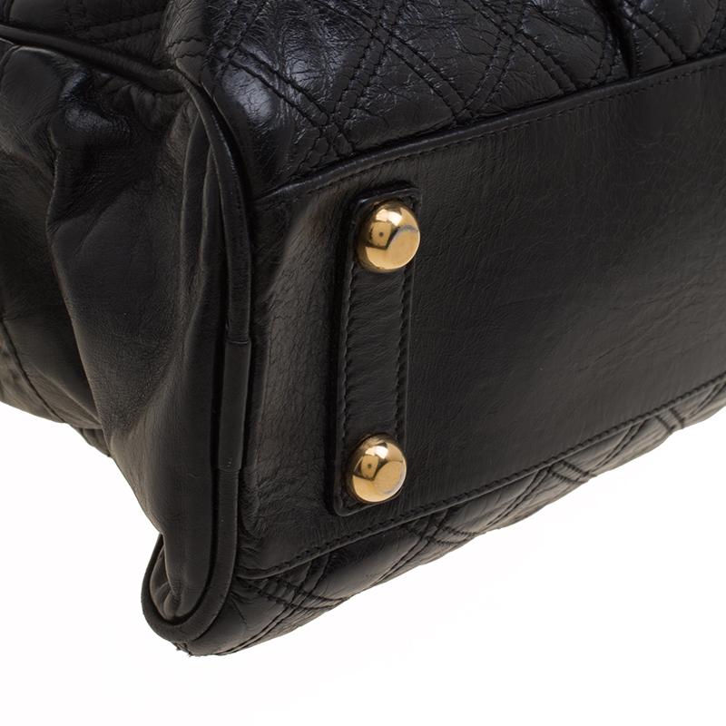 Marc Jacobs Black Quilted Leather Satchel 7