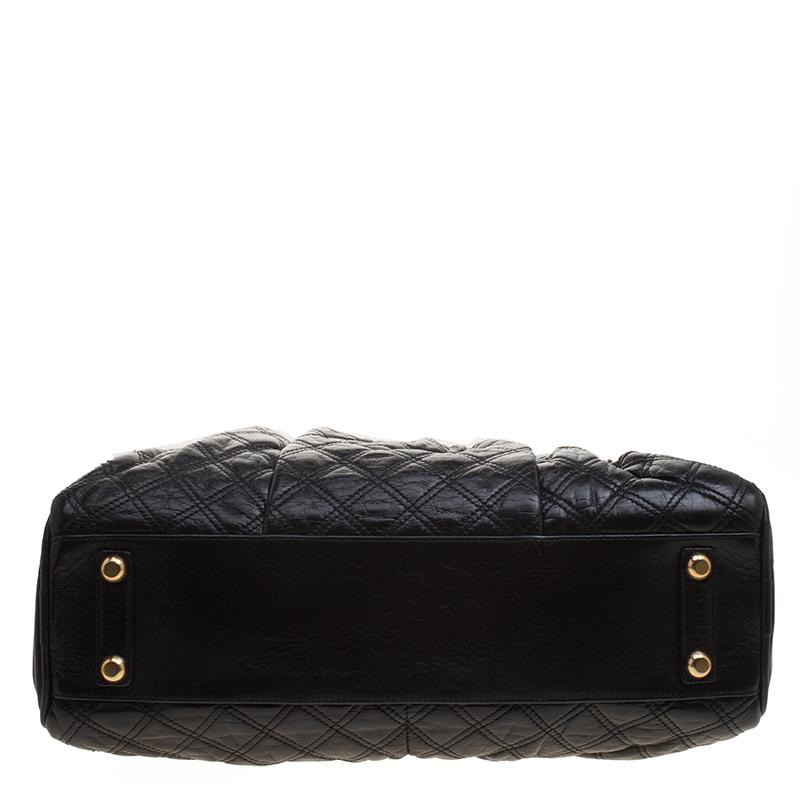 Marc Jacobs Black Quilted Leather Satchel 5
