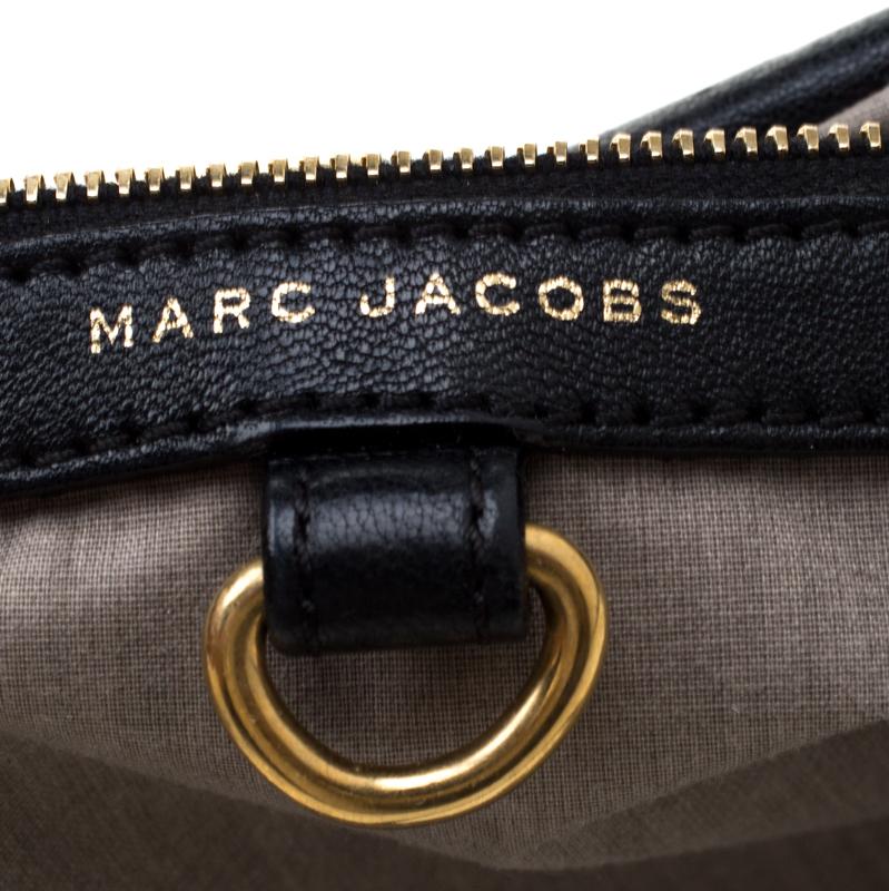 Marc Jacobs Black Quilted Leather Stam Shoulder Bag 6