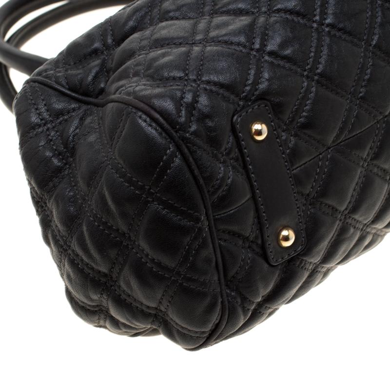 Marc Jacobs Black Quilted Leather Stam Shoulder Bag 2