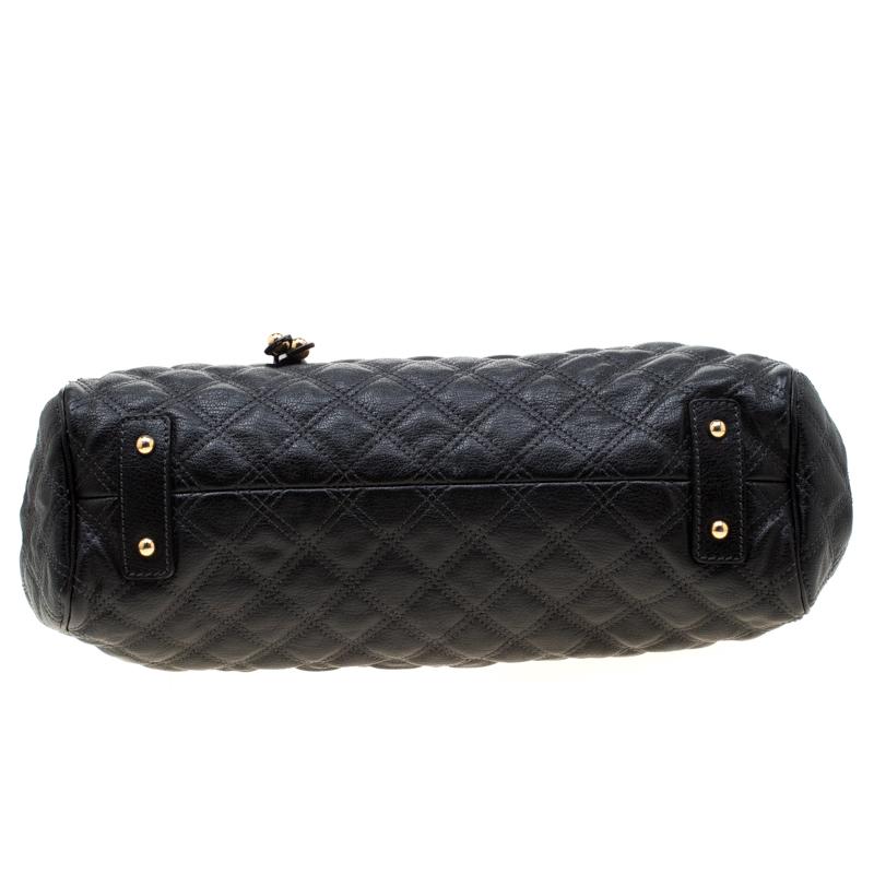 Marc Jacobs Black Quilted Leather Stam Shoulder Bag 2