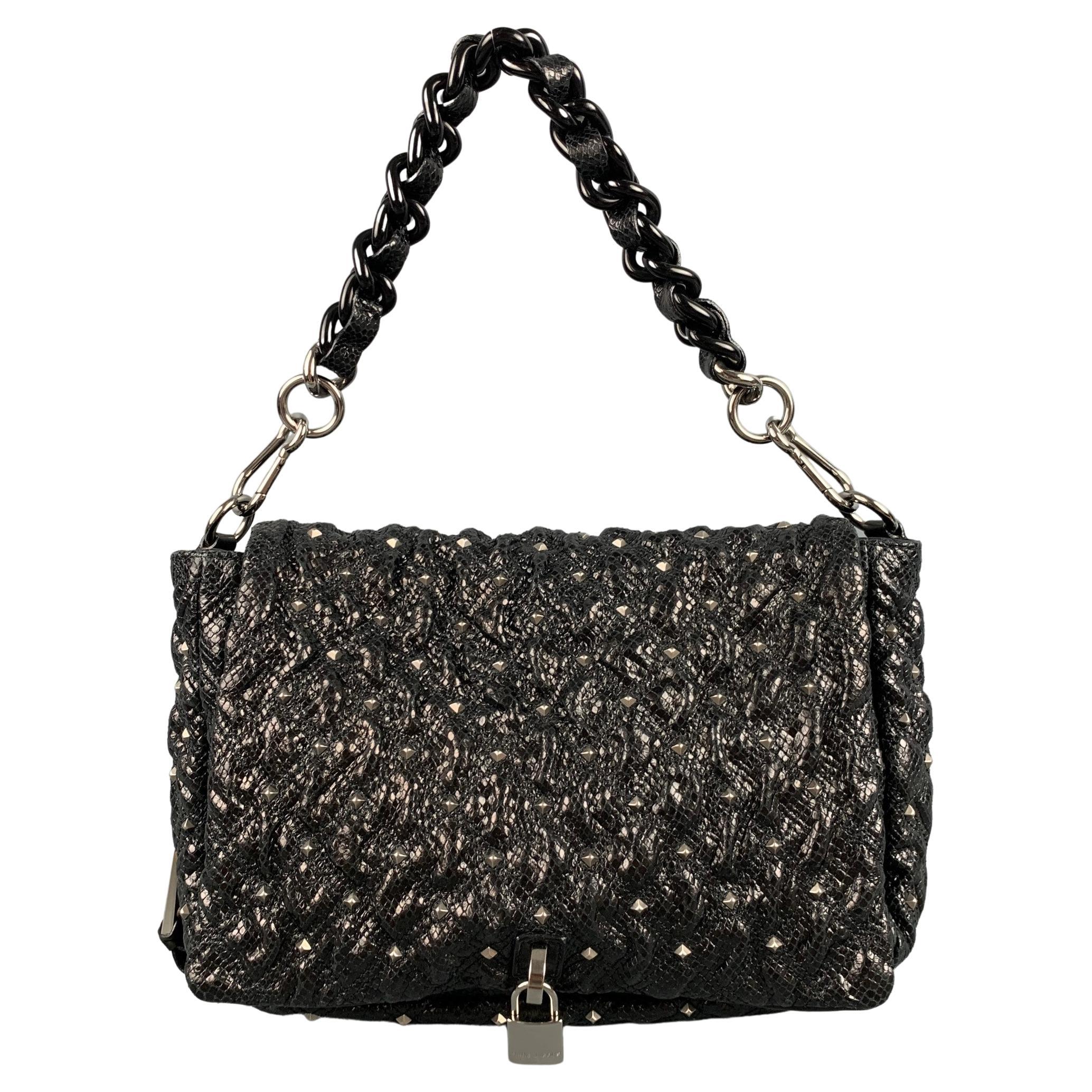 MARC JACOBS Black Quilted Leather Top Handle Handbag at 1stDibs  marc  jacobs charm chain strap, marc jacobs charm bag, marc jacobs charm purse