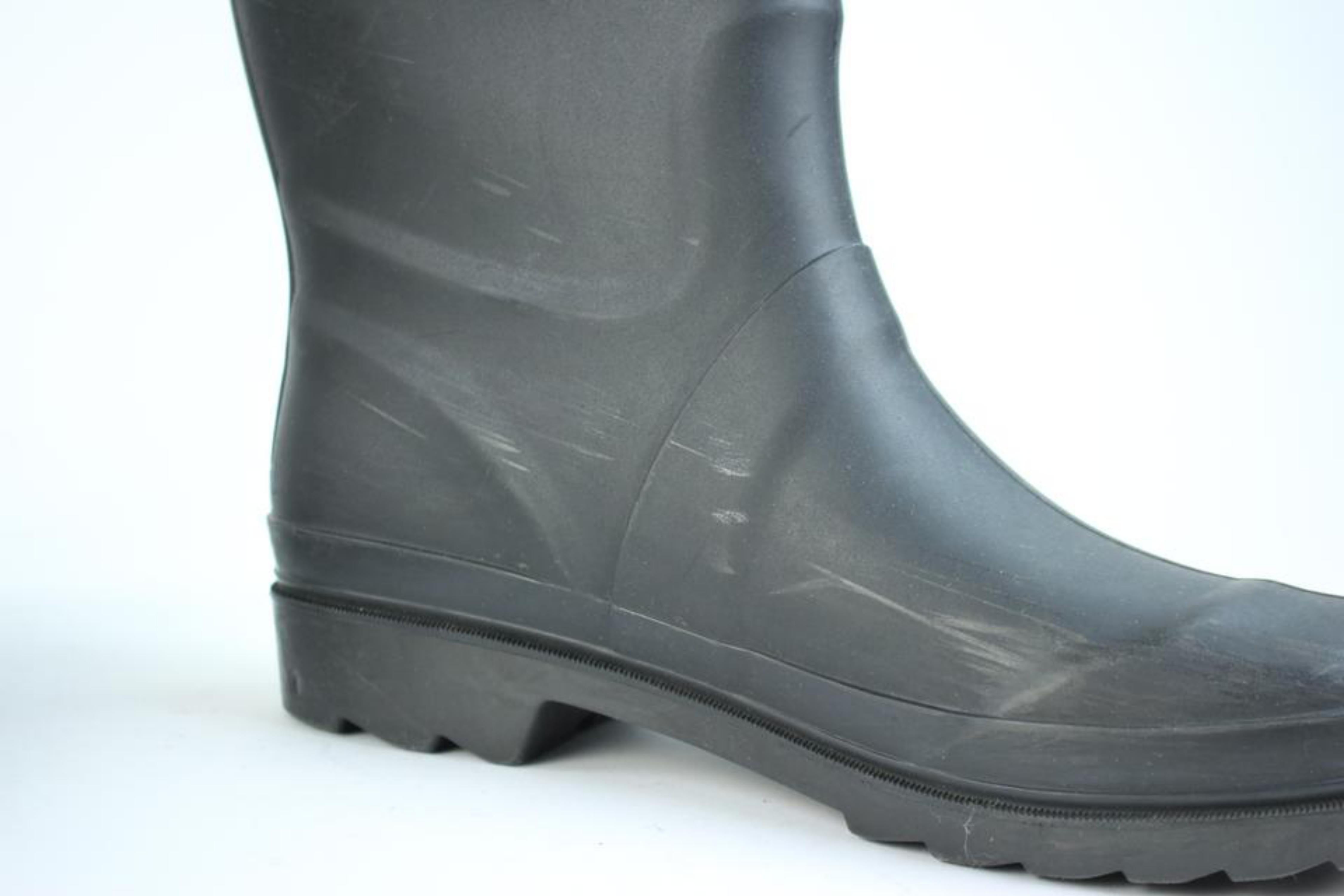 Marc Jacobs Black Rubber Rain 48misa32717 Boots/Booties For Sale 7