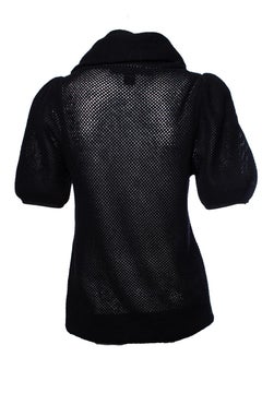 Marc Jacobs, black top with turtleneck
