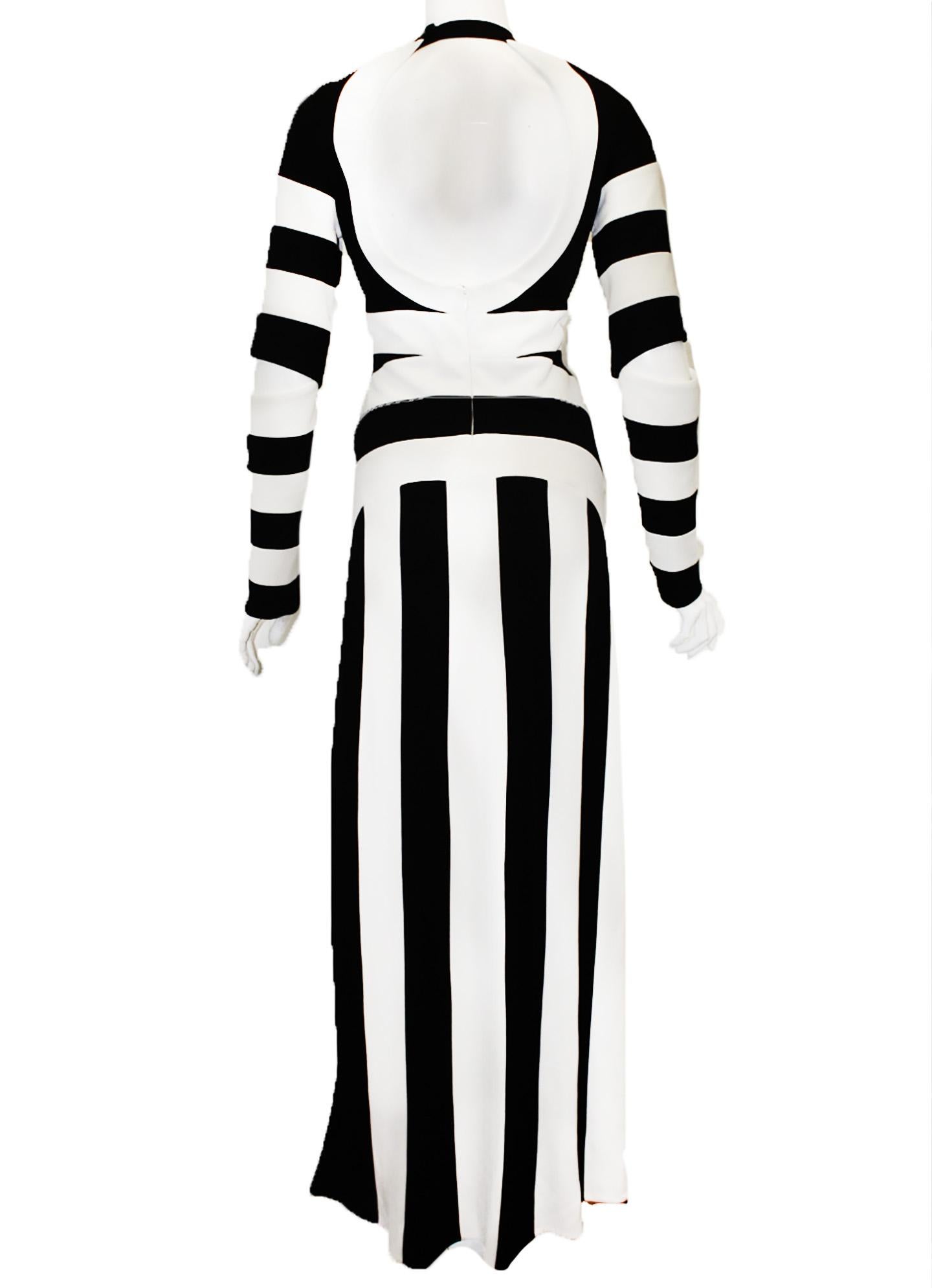 black and white sixties dress