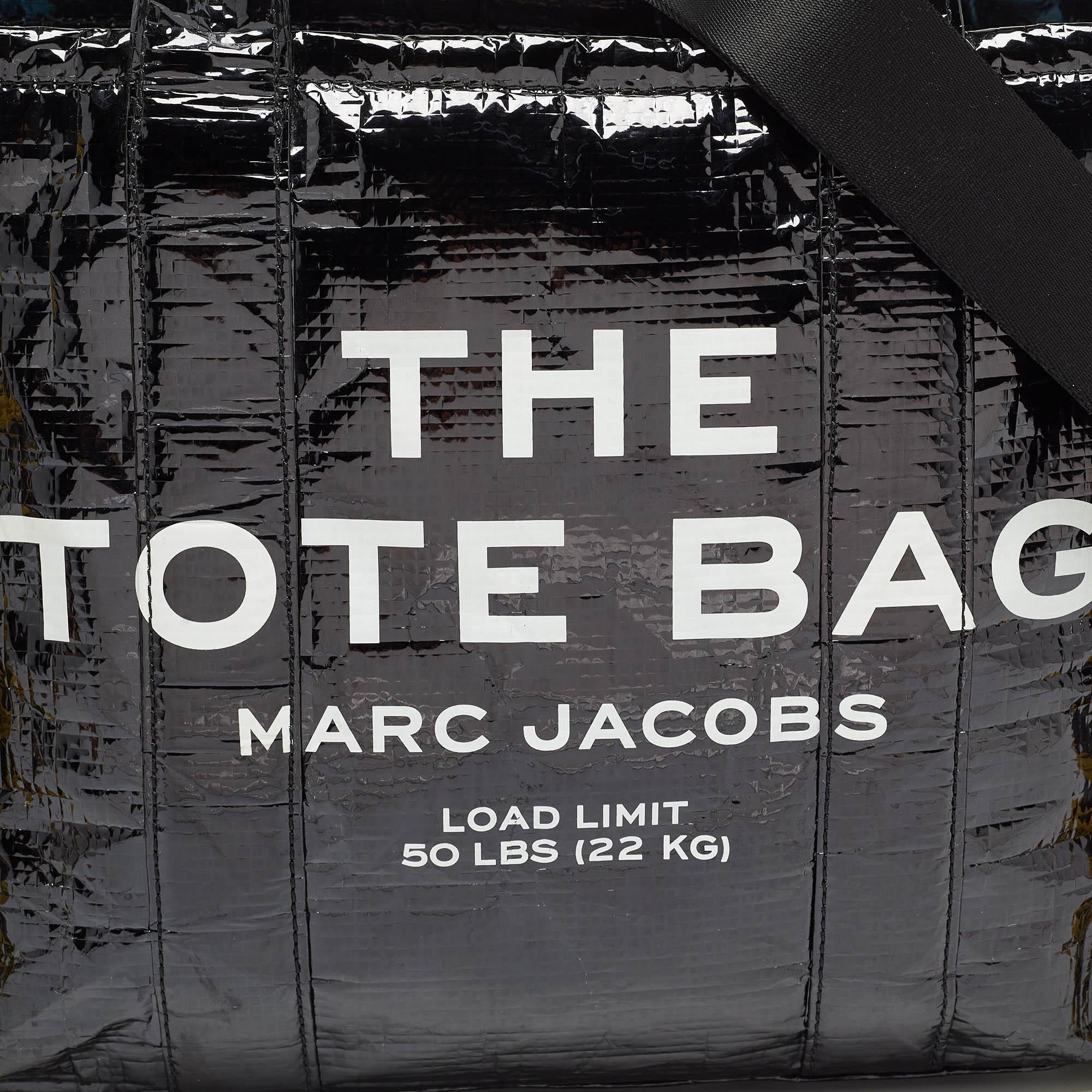 Marc Jacobs Black/Yellow Tarp Medium The Tote Bag 1