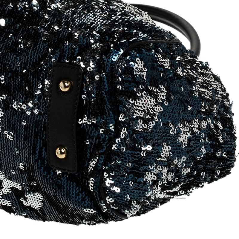 Marc Jacobs Blue/Black Sequin New York Rocker Stam Shoulder Bag 2