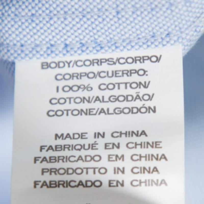 Marc Jacobs - Camicia aderente con maniche a sbuffo a pannelli in cotone blu - M In condizioni buone in vendita a Dubai, Al Qouz 2