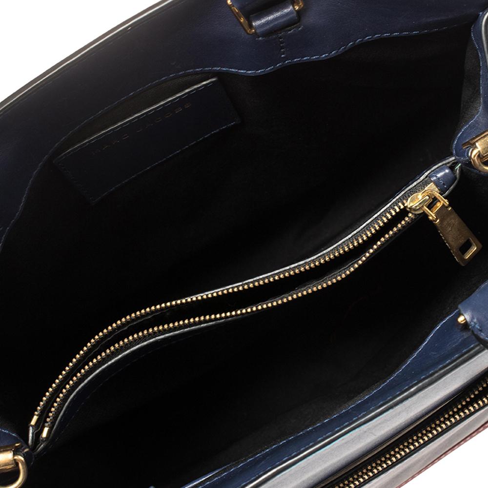 Women's Marc Jacobs Blue Leather Madison Tote