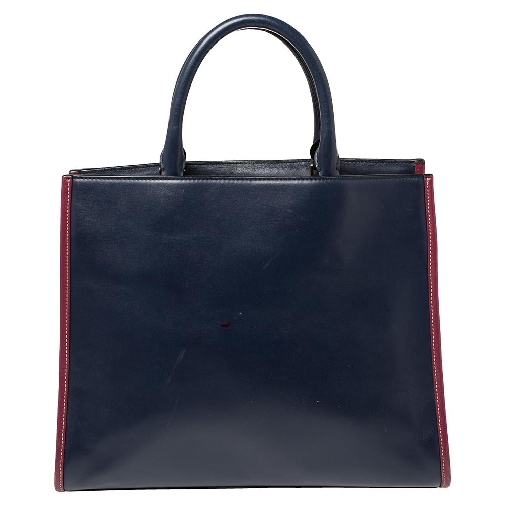 Marc Jacobs Blue Leather Madison Tote 1