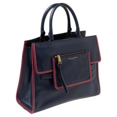 Used Marc Jacobs Blue Leather Madison Tote