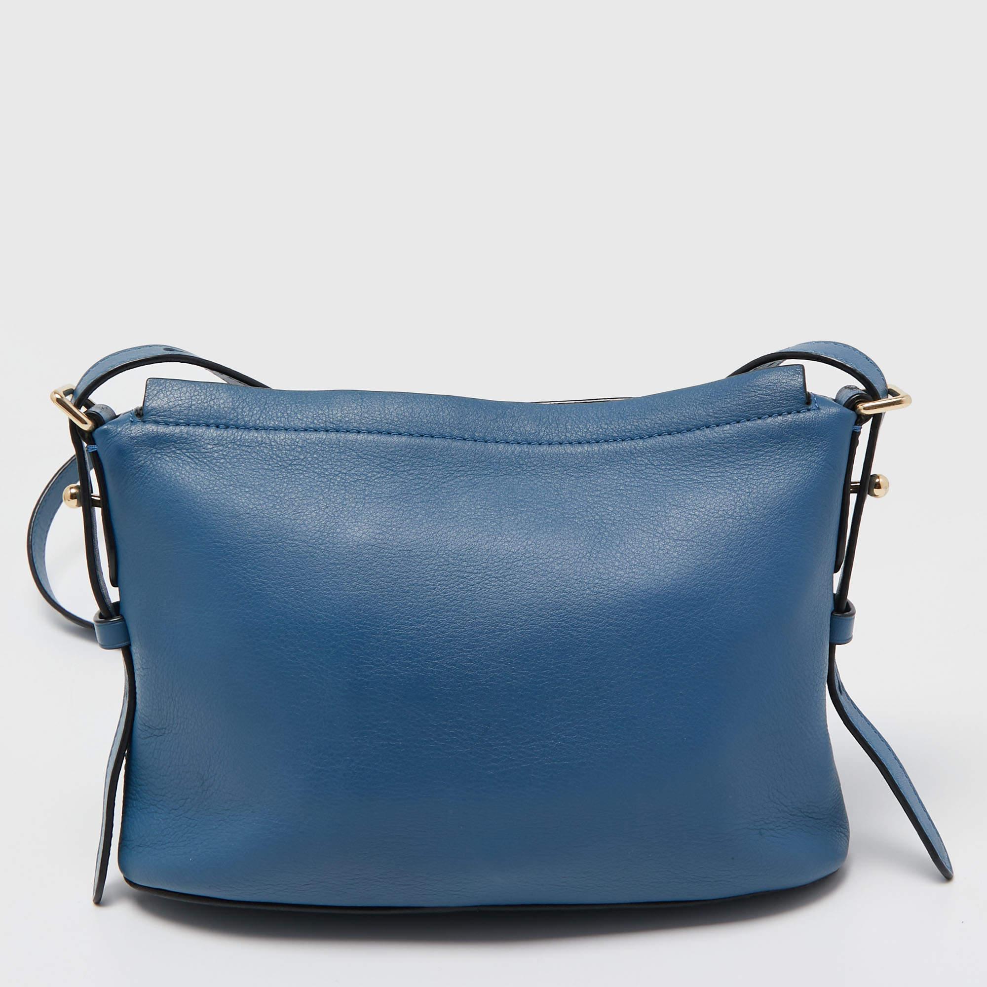 De las mujeres Marc Jacobs Bolso Crossbody Pequeño de Piel Azul