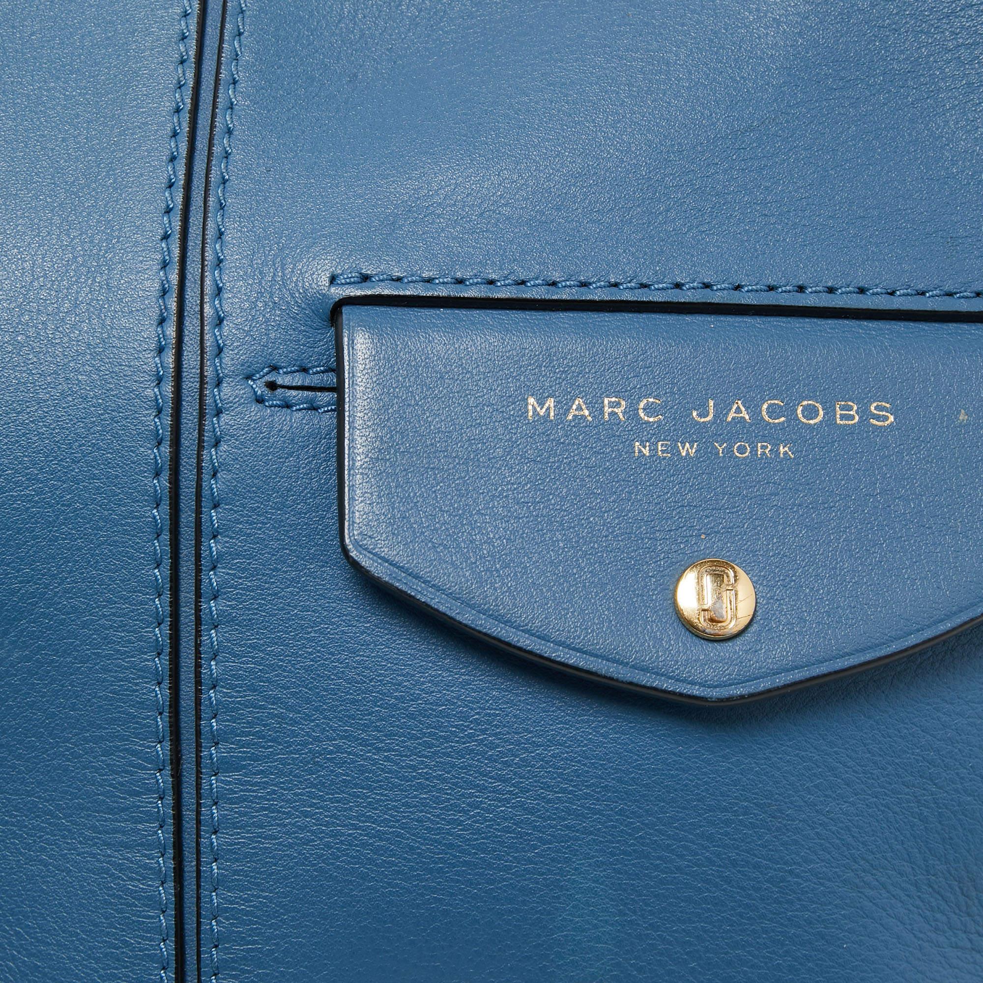 Marc Jacobs Bolso Crossbody Pequeño de Piel Azul 1