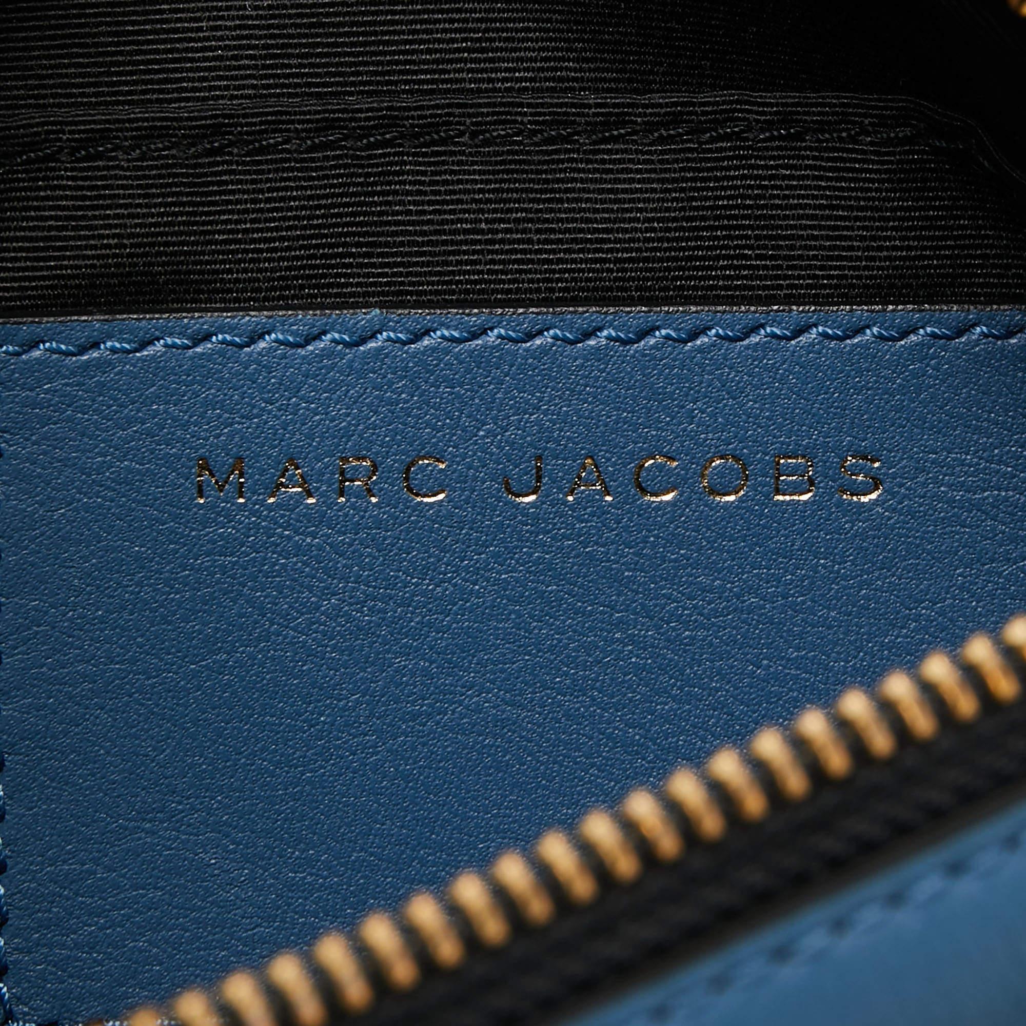 Marc Jacobs Bolso Crossbody Pequeño de Piel Azul 4