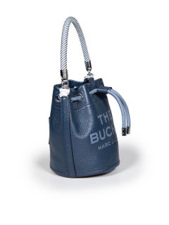 Marc Jacobs Blue Leather 'The Bucket' Bag