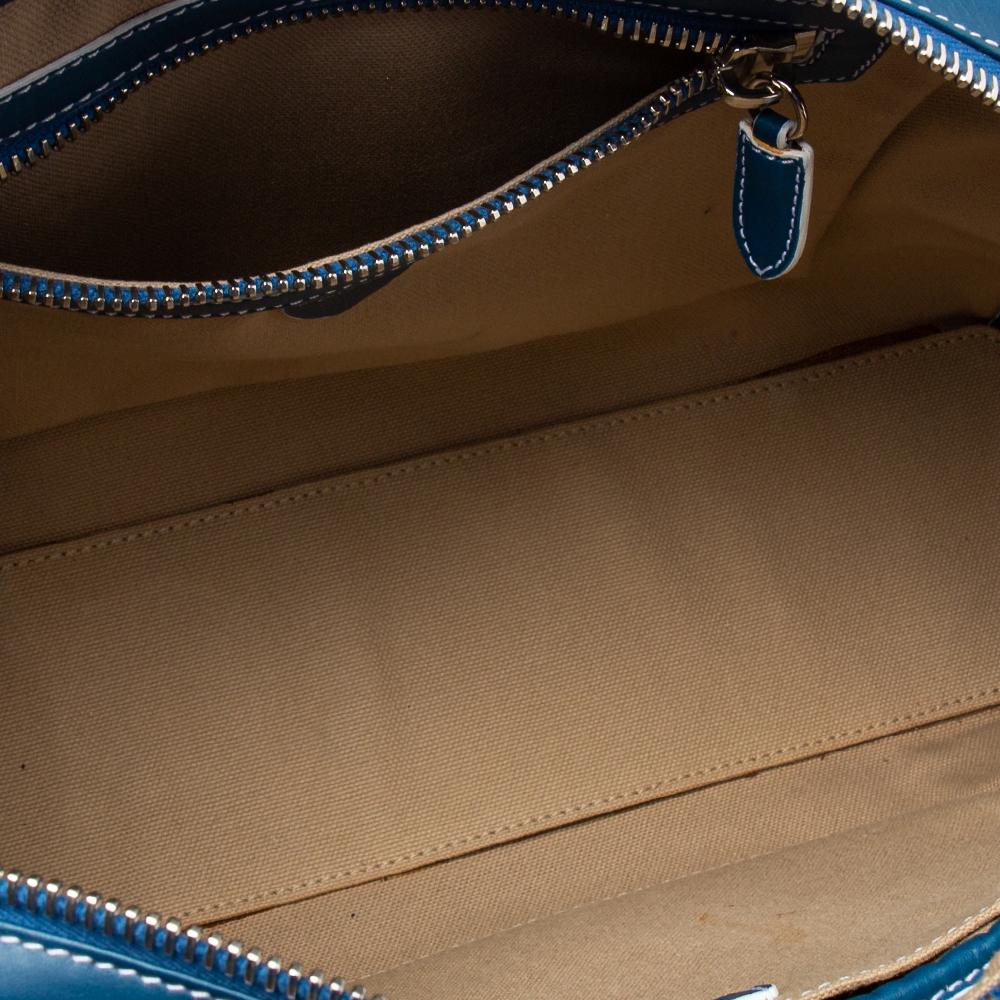 Marc Jacobs Blue Leather The Venetia Bowler Bag 1
