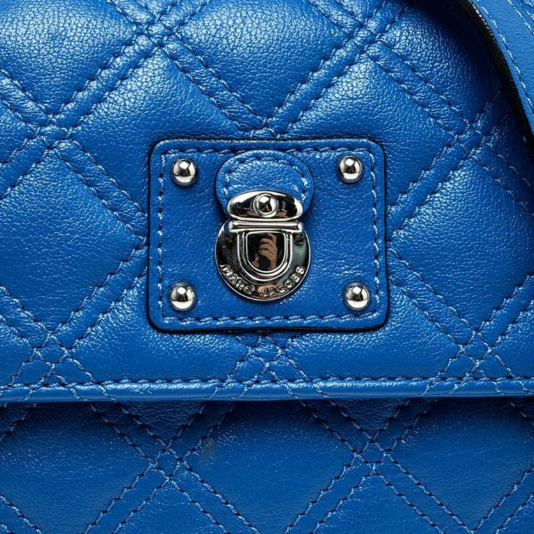 Marc Jacobs Blue Quilted Leather Day To Night Single Crossbody Bag at 1stdibs
